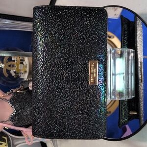 Henri Bendel West 57th Phone Case/Wallet/ Crossbody In Petro Oil Slick RARE🔥🔥